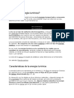 ¿Qué Es La Energía Lumínica?