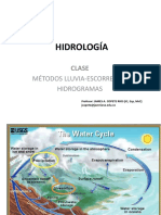 Clase_7_hidrogramas & MÉTODOS LLUVIA-ESCORRENTÍA HIDROLOGÍA