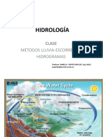 Clase - 7 - Hidrogramas & MÉTODOS LLUVIA-ESCORRENTÍA HIDROLOGÍA