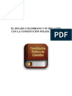El Estado Colombiano y Su Relación Con La Constitución Politica de 1991