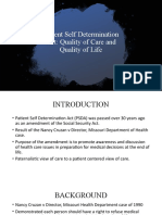 Patient Self Determination Act