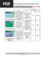 CPS5200 5000 Non Asbestos and Asbestos Sheets