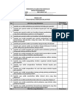 Chek-List Tugas Kepala Sekolah