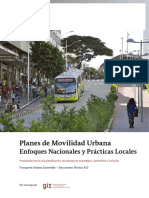 Plan Maestro Del Transporte Urbano a Nivel Internacional