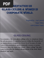 Glass Ceiling Woman Interpersonal Relationships