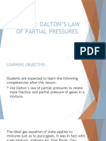 Week 7: Dalton'S Law of Partial Pressures