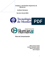 Plan de Comunicación Estratégica para El Instituto Humanae