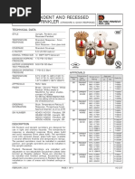 Upright, Pendent and Recessed Pendent Sprinkler: HD Fire Protect Pvt. Ltd. Technical Data