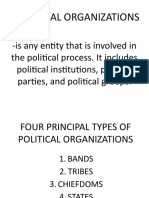 POLITICAL ORGANIZATIONS g11