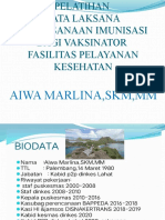 Materi Aiwa - Pelaksanaan Imunisasi