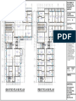 Ground Floor Plan First Floor Plan: Department of Architecture, Guru Nanak Dev University, Amritsar