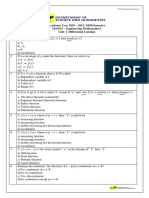 Ma8151 Unit 1 Maths MCQ