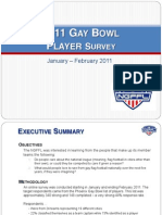 NGFFL 2011 Player Survey Summary (FINAL DRAFT)