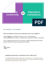 conformance vs compliance