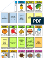 Monopoly Pictogramas Tarjetas Conociendo Los Alimentos