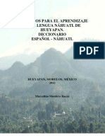 Ejercicios - para - El - Aprendizaje - de Lengua - Nahuatl