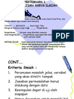 Penulisan Karya Ilmiah