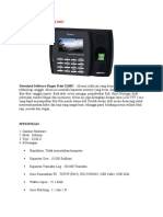 Software Finger Print X100C