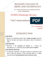 Krishnasamy College of Engineering and Technology: EC8252 Electronic Devices