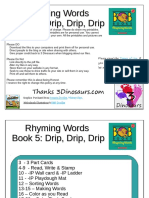 Rhyming Words Book 5: Drip, Drip, Drip