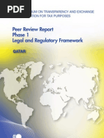 Peer Review Report Phase 1 Legal and Regulatory Framework - Qatar