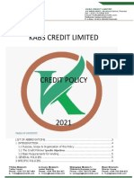 Credit policy New