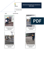 Laporan Desinfektan Area Kerja