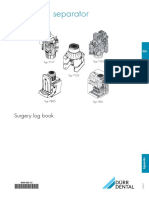 Amalgam Separator: Surgery Log Book