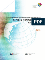 Korea's E-Commerce Policy Experiences (English)