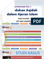 2-Aqidah-Pertemuan 2-Aqidah-Pertemuan Ii (2) Ii