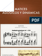 Matices agógicos y dinámicos en la música