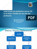 Qué Hacen Los Profesores Con La TIC en El Aula Estudio Del Caso de Seis Profesores de Historia-Carmen Paz