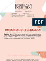 Donor Darah Berjalan Kel 5