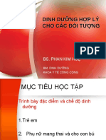 Dinh Dưỡng Hợp Lý Cho Các Đối Tượng