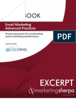 2011 Email Marketing Advanced Practices Handbook - Excerpt