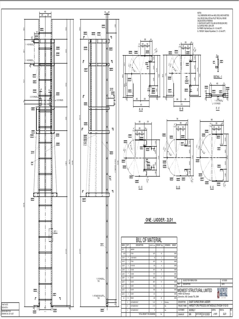 2LD1 - LADDER - Rev 0 | PDF | Conservation And Restoration Materials ...