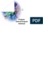 Progress External Program Interfaces