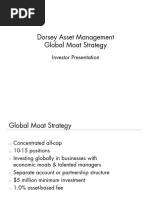 Dorsey Asset Management Global Moat Strategy: Investor Presentation