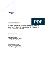 Deteksi Bahaya Dengan Analisis Hazop Pada Unit Sulfur Handling Di Pabrik Iii PT - Petrokimia Gresik