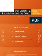 International Society, Grotian Rationalism and The Constructivism