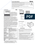 E-70-Ö Digital Controller User Manual: 1. Description 3. Dimensions