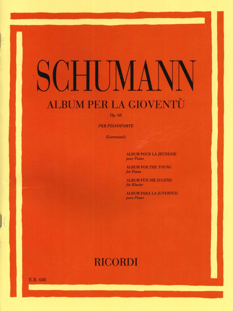 schumann chorale op 68 no 4