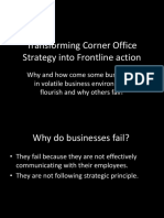 Transforming Corner Office Strategy Into Frontline Action