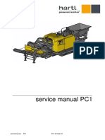 Hartl Powercrusher PC1 Impact Crusher Service Manual