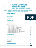 English Language Syllabus 2001: For Primary and Secondary Schools