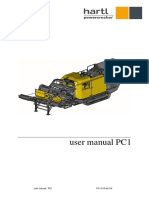 Hartl Powercrusher PC1 Impact Crusher User Manual