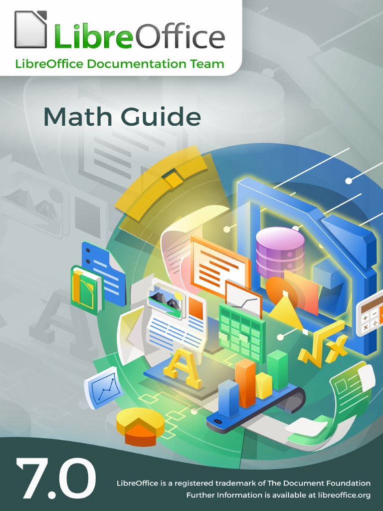 LibreOffice Math 7.0 Guide | PDF | Matrix (Mathematics) | Summation