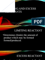 Limiting and Excess Reactants