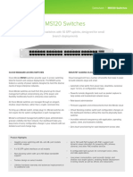 Cisco Meraki MS120 Switches Datasheet - Cloud-Managed Access Switches for Small Branch Deployments