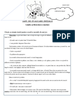 Evaluare Inițială, Clasa A IV A LLR